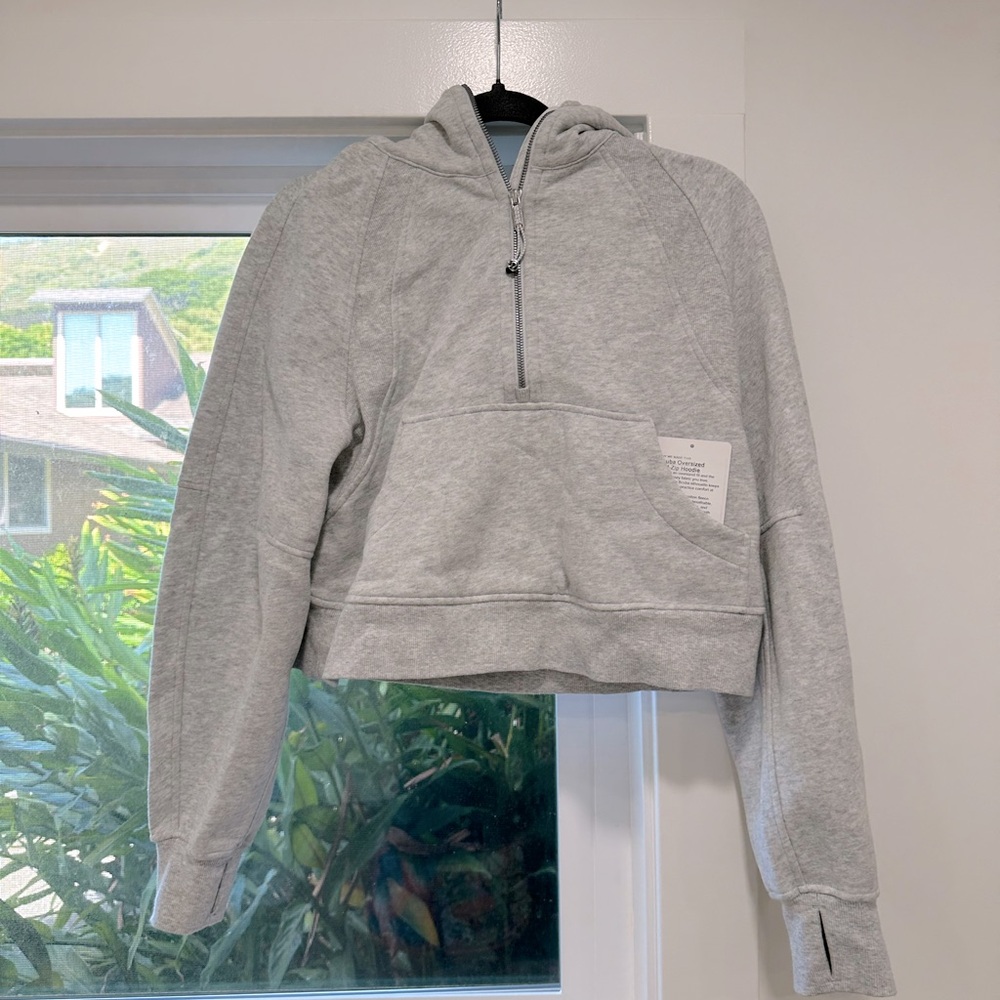 NWT Scuba Oversized Half-Zip hoodie sz XS/S